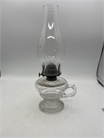 Vintage oil, finger lamp 13 inch