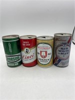 Vintage Pull tab beer cans Genesee Cinci Spaten