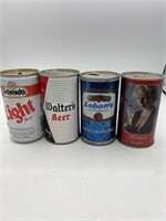Vintage pull tab beer cans Schmidt’s Walter’s