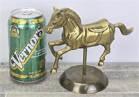 SOLID BRASS CAROUSEL HORSE