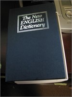 Dictionary keepsake safe with key