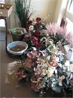 Misc Home decor-faux florals