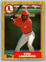 1987 Topps Tiffany Baseball Lot of 10 Cards