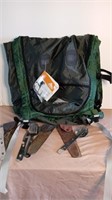 Kelty Backpack and 3 Vintage Camping Utensil Sets