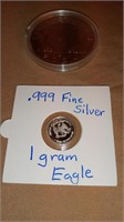 Silver Coin & Trump Medallion