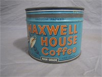 Vintage Empty Maxwell House Coffee Tin