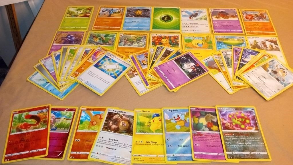 50 Assorted Pokémon Cards