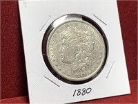 1880 UNITED STATES SILVER MORGAN DOLLAR