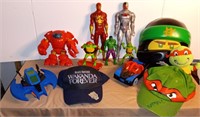 Action Figures, Cap, & Ninja Turtles