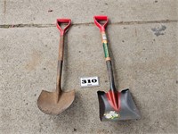 2 shovels