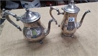 Silver Plate Teapots ( 2 )