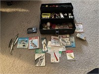 Vintage 1970s Fishing Lure Collection and Box