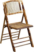 Flash Furniture Bamboo Folding Chair Set 4pk