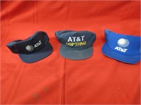 (3) AT & T hats.