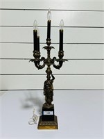 Vintage Cast Metal Lamp