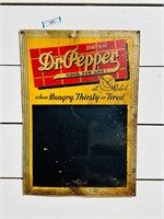 Embossed DR Pepper Menu Board Sign