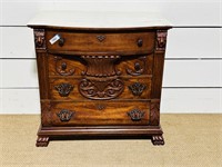 Clawfoot Marble Top Chest