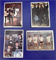 4  Beatles Color Cards
