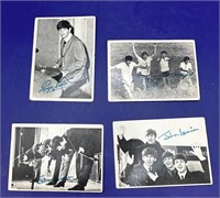 Four Beatles Signature Cards 3rd Series