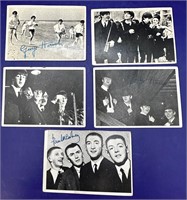 5 Beatles Signature Cards: 2nd & 3rd Series