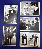 Five Beatles Movie Cards