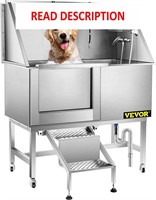 VEVOR 50 Dog Grooming Tub  Stainless Steel