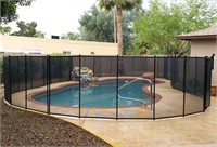 VINGLI Pool Fence 4Ft x 48Ft  Black 4x48 Feet