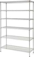 HDX 48x72x18in Wire Chrome Finish Shelving Unit