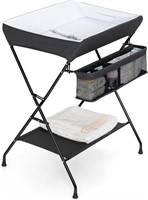 Costzon Change Table  Portable  Black