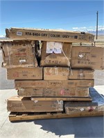 Mixed pallet of furniture missing the other box