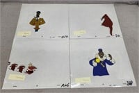 C12) 4 Animation Cels 1997 HBO The Pied Piper