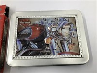 HARLEY DAVIDSON TIN WITH PLAYING CARDS