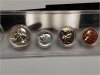OF) 1955 silver proof coins, no half dollar