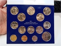 OF) 2011 uncirculated Philadelphia mint coin set