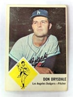 1963 Fleer Don Drysdale Card #41