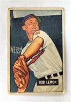 1951 Bowman Bob Lemon Baseball Card #53