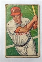 1952 Bowman Del Ennis Card #76