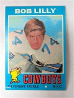 1971 Topps Bob Lilly Football Card #144