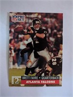 1991 Pro Set Brett Favre Rookie Card #762