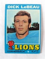 1971 Topps Dick LeBeau Card #154