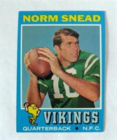 1971 Topps Norm Snead Football Card #184