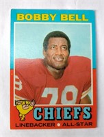 1971 Topps Bobby Bell Card Chiefs #35