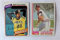 1980 & 1982 Topps Bert Blyleven HOF Cards