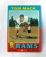 1971 Topps Tom Mack Card Rams #94