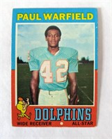 1971 Topps Paul Warfield Card #261