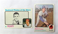 1973 Topps Don Sutton & Gaylord Perry Boyhood