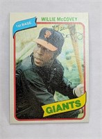 1980 Topps Willie McCovey Card