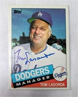Tommy Lasorda HOF MGR 97 Signed Autographed Card