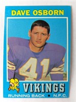 1971 Topps Dave Osborn Football Card #225