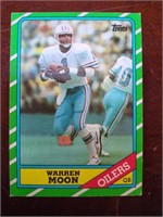 1986 Topps Warren Moon Card #350